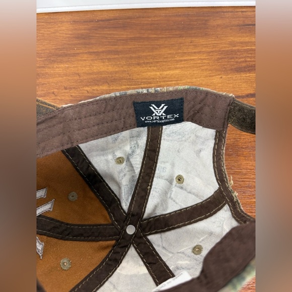 Vortex & Realtree collab mens weathered camo hat. Once size fits most. - Picture 5 of 6